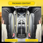 Car Seat Gap Filler 2 Pack, Universal Car Seat Gap Plug Filler 2 in 1, Fill the Gap Between Seat and Console, Seat Gap Filler Crevice Blocker Stop Thing from Dropping for Car SUV Truck Black