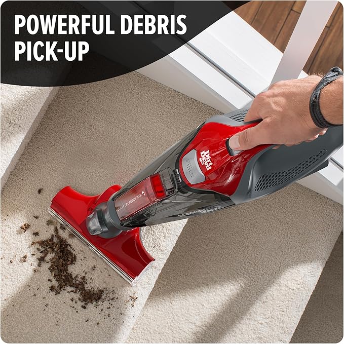 Dirt Devil Scorpion Plus Handheld Vacuum Cleaner, Powerful Suction, Lightweight, Includes Pivoting Stair and Upholstery Tool,