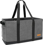 WONDAY Extra Large Utility Tote Bag - Standing Reusable Grocery Bag with Handle