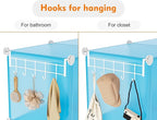 Portable Closet 6 Cube Closet Organizer and Storage Shelf Bookcase with Metal Hammer, Organizer Cabinet for Kids, Bedroom, Ba