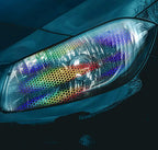 VViViD Bio HEX+ Air-Tint Headlight Vinyl Roll (17.9" x 60", Clear Large Pattern)