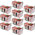 BlissTotes Clear Moving Bags Heavy Duty, 93L Extra Large Storage Bags with Zipper & Reinforced Handles, Waterproof PP Moving 