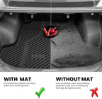 LASFIT Cargo Mat for Nissan Altima 2019-2026, All Weather TPE Custom Fit Durable No-Curling Trunk Mat for Altima 2019 2020 2021 2022 2023 2024 2025 2026 Cargo Liner Cargo Tray Accessories, Black