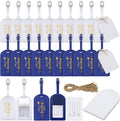 Amylove Bulk Luggage Tags Wedding Favors Adventure Begins Luggage Tags for Guests Travel Tag for Suitcase Bridal Gift 24 Pack