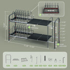 NETEL Adjustable Under Sink Organizers and Storage,Pots and Pans Organizer Under Kitchen Cabinet,Pan Lid Organizers Inside Ca