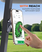A2C Alloy Magnetic Golf Cart Phone Holder for MagSafe iPhone, Unique Golf Gifts for Men Golfers Dad Father, Golf Gift for Him Husband, Golf Accessories Essentials Gadgets Fits EZGO, Club Car, Yamaha