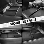BestEvMod Lower Center Console Organizer Compatible with Honda Prologue 2026 2025 2024 Interior Accessories Floor Console Tray Storage ABS Material with PVC Trim