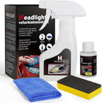 Advanced Car Headlight Restoration Kit: Erase Yellowing & Oxidation Restores Clarity with Long-Lasting UV & Hydrophobic Ceram