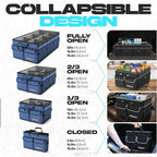FORTEM Trunk Organizer with Cooler For SUV Car Trunk, Foldable Storage, Car Accessories for Women Men, Collapsible Bag, Perfect
