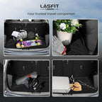 LASFIT Cargo Trunk Mat with Backrest Mats for Mazda CX5 2025 2024 2023 2022 2021 2020 2019 2018 2017 All Weather TPE Rear Cargo Liner Custom Fit Waterproof CX 5 Seat Back Mat Accessories, Black