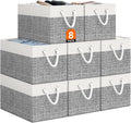 StorageTastic Storage Bin,Collapsible Storage Basket For Organizing,Large Storage Boxes With Rope Handles,Storage Containers,