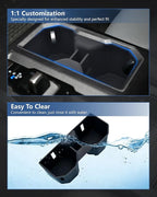 Cup Holder Inserts for Toyota Rav4 2026 Accessories, Non-Slip Silicone Center Console Protector Organizer to Prevent Spills & Scratches for Rav4 Interior Accessories