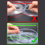 Optic Fiber Cable Waterproof Car Side Glow LED Illumination Optic Fiber Band Car Interior Atmosphere Neon Cold Lights 4 Meters (13.12ft)