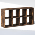 Furinno Cubic Closet Organizers and Storage, 8-Cube Closet Organizer, Open Shelf Closet Storage, Extra Thick Frame for Wardro