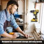 2pcs Power Tool Organizer,Heavy Duty Pegboard Wall Organizer,Stainless Steel, Electric Drill Storage Rack,Perfect for Storage
