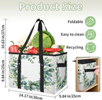 Reusable Grocery Bag, Foldable Large Shopping Tote Bag for Groceries Kitchen Picnic Car Trunk
