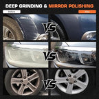 133pcs 3 Inch Sanding Disc Drill Polishing Kit Sanding Attachment, Headlight Restoration Kit, Hook and Loop Sanding Pads 60 to 7000 Wet Dry Sandpaper, Drill Sanding Attachment for Car, Wood, Metal