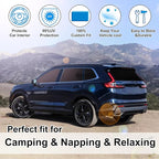 TINGLU Window Shades for Honda CR-V 2023-2026 Accessorie Car Side Full Windows Rear Triangular Windshield Sun Shade Sun UV Rays & Privacy Protection for Camping,Napping,and Relaxing 8PCS