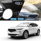 TINGLU Sun Shade for Acura MDX 2021-2024 2025 2026 Accessories Windshield Sun Shade Window Shade UV Rays Protection Sun Visor Cover with Steering Wheel Sunshade Storage Bag