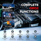 Launch OBD2 Scanner CRP123X Elite V3.0, 2025 Lifetime Free Update Diagnostic Scan Tool Supports CAN FD DoIP, Car Engine Code