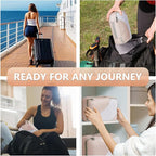 8 Set Packing Cubes for Travel, Gifts for Women Mom,Anti-Tearing Suitcase Organizer for Luggage with Shoe & Hanging Toiletry 