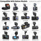 Dash Cam Suction Cup Mount for Rexing Rove SASINON SUVCON Miden BAEASU Azacvb lensuge DoHonest iZEEKER Galphi BOOGIIO Otovoda Miofive Lensuge zhiroad Neideso Avylet Camera Windshield Mount