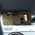 EXCELLENT ELITE SPANKER Tactical Visor Panel Organizer for Pickup F150 Large Molle Vehicle Sun Visor Holder Car Sunshade Storage Pouch