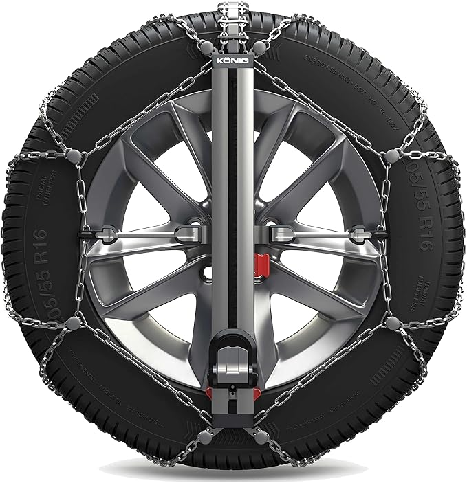 KÖNIG Easy-FIT CU-9 100 Snow Chains, Set of 2