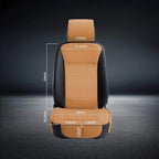 Elantrip 2PCs Front Car Seat Covers Leather Car Seat Protector Universal fit for Most Cars SUVs and Trucks Water Proof Seat P