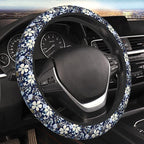 Steering Wheel Cover Universal Fit Car Interior Accessories for Women Men 15 Inch Breathable Anti Slip Odorless Neoprene Stee