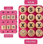 Craft Room Pegboard Letters for Pegboard Craft Peg Board Organizer Accessories | 115 Pegboard Decoration Blocks with Emojis -