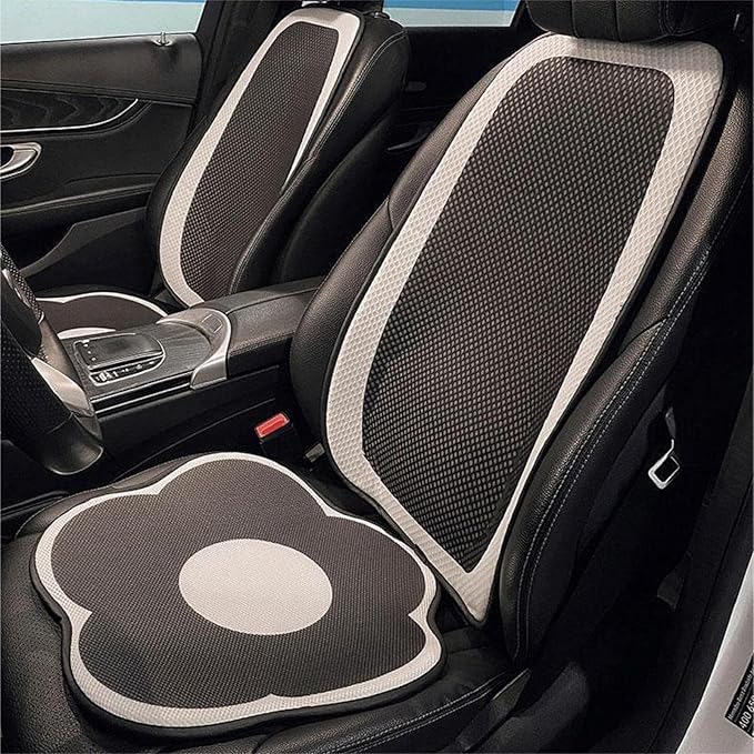Cute Car Seat Covers for Women and Girl, Front Car Seat Cover, Machine Washable, Airbag Compatible, Driver Seat Cover, Fit (S