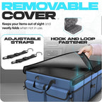 FORTEM Trunk Organizer For SUV Car Trunk Organizer, Foldable Storage, Car Accessories for Women Men, Collapsible Bag, Perfect C