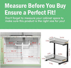 ARSTPEOE Under Sink Organizer - 2 Packs Multi-Purpose Pull-Out Storage Organizers, Slide out Pull out Cabinet Organizer Shelf