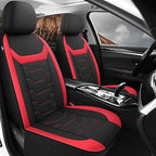 CAROMOP Breathable Car Seat Cover 2 Front Seats, 3D Air Mesh Cloth Seat Covers for Cars, Universal Fit Automotive Car Interio
