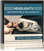 Glass Polish DIY Headlights Restoration and Polishing Kit – Permanent Headlight & Tail-Light Restoration, Restores As-New Con