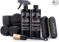 PROPER DETAILING CO. Car Leather Cleaner and Conditioner, Clean and Protect for long lasting leather, 9 Piece Deluxe Leather 
