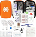 276PCS Mini Car First Aid Kit Travel Size for Business Trips, Compact First Aid Emergencies Kit Supplies for Rv Hiking Rode T