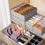 Closet Organizers and Storage Bins Set for Clothes, Toys, Beddings - 18 Pack Drawer Organizers for Clothing+ 8 Pack 11 inch C