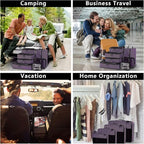 BAGAIL 8 Set/9 Set Packing Cubes Luggage Packing Organizer for Travel, Suitcase Packing Bags for Travel Accessories