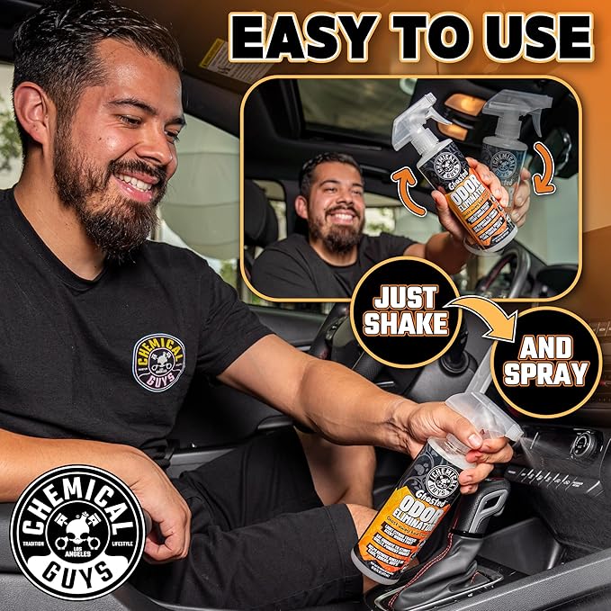 Chemical Guys SPI23216 Ghosted Complete Interior Vehicle Odor Eliminator, Great for Cars, Trucks, SUVs, RVs, Home, Office & M