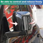 Defender Rearview Mirror Cover | Gloss Black ABS Anti-Scratch Protection Guards | Land Rover Defender 2020-2025 90 110 130 Accessories |(Rearview Mirror Cover)