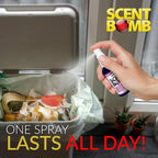 Scent Bomb Air Freshener Spray, Long-Lasting Odor Eliminator - Effective Deodorizer for Home & Car, Fresh Room Spray for Kitc