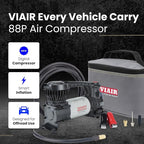 VIAIR Digital EVC88P - Portable Air Compressor Tire Inflator for Car, Truck, SUV & RV | Preset Automatic Shut Off Feature | 12V Heavy Duty On/Off Road Tire Pump Air Compressor 120 PSI