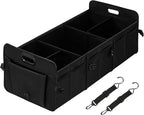 Simple Deluxe Car Trunk Organizer, Multi Compartments Collapsible Trunk Storage, Anti-slip, Waterproof 600D Oxford Polyester,