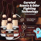 Hanging Air Freshener Car Diffusers - Long Lasting Scent, Odor Eliminator, Home Essentials, Fresh car fragrance diffuser - 3 