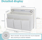 Wall Hanging Organizer Bag/Hanging Baskets with Large Mesh Compartment & 3 Pockets，Over the Door Organizer Space Saving Stora