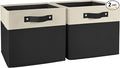 RiverRidge Kids storage bins - 10.5 Cube Storage Organizer with Handles – Black Two-Tone closet organizers and storage for To