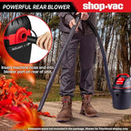 Shop-Vac 9303511 2.5 Gallon Wet Dry Vacuum, 2.5 Peak HP, 1.25 Inch Diameter x 4 Foot Hose, 12 Ft Cord Length, Wall Mounted, I