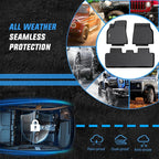 Nilight TPE Floor Mats for Tesla Model Y 5-Seat 2021 2022 2023 2024 2025 All Weather Custom Fit Heavy Duty Floor Liners